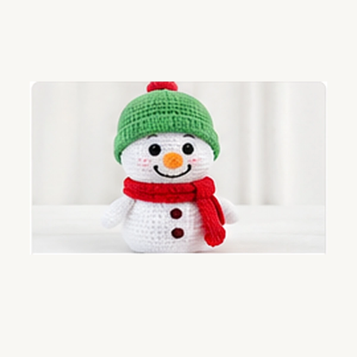 Boneka Salju Amigurumi